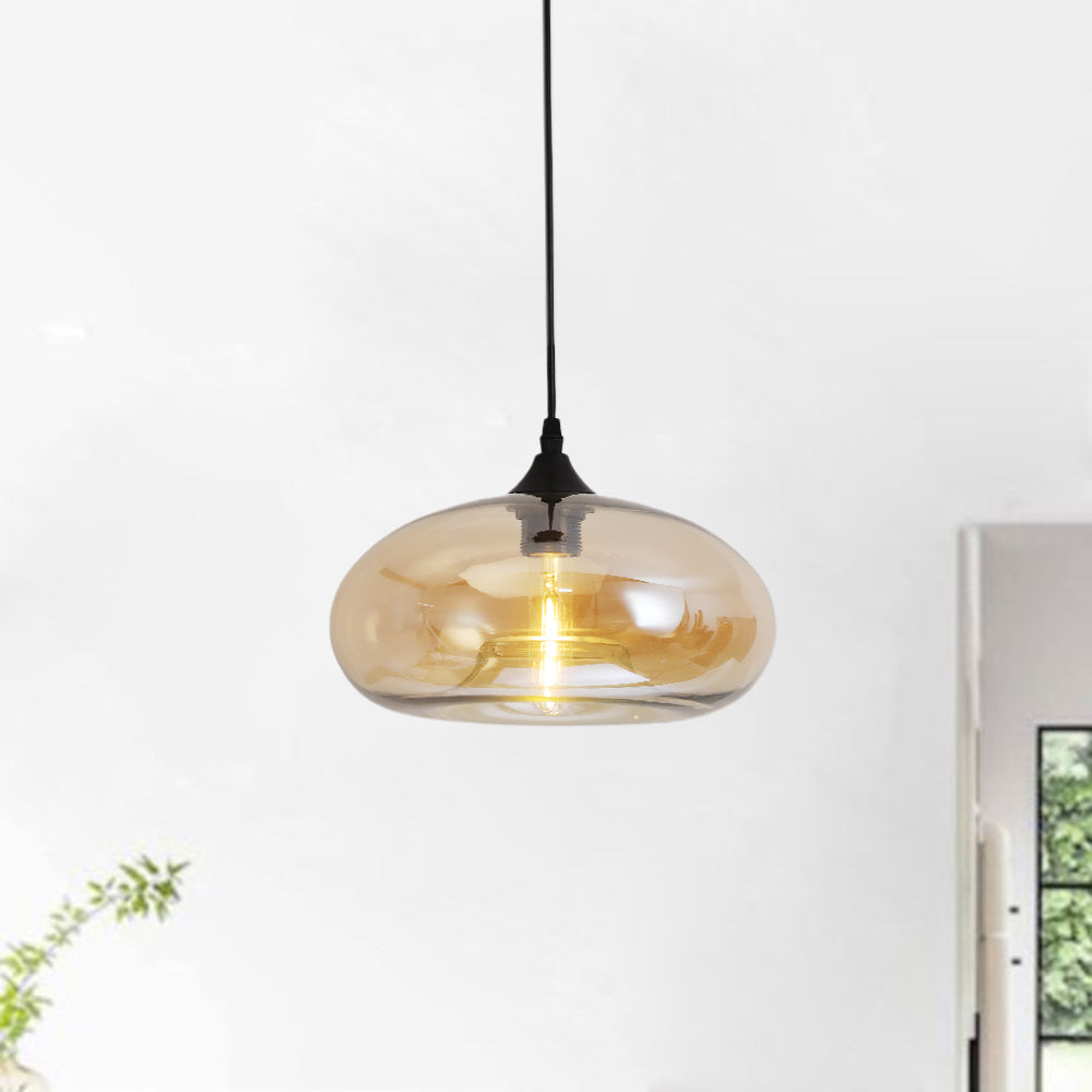Suspension verre coloré Soffio – Ambré