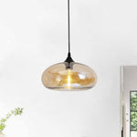Suspension verre coloré Soffio – Ambré
