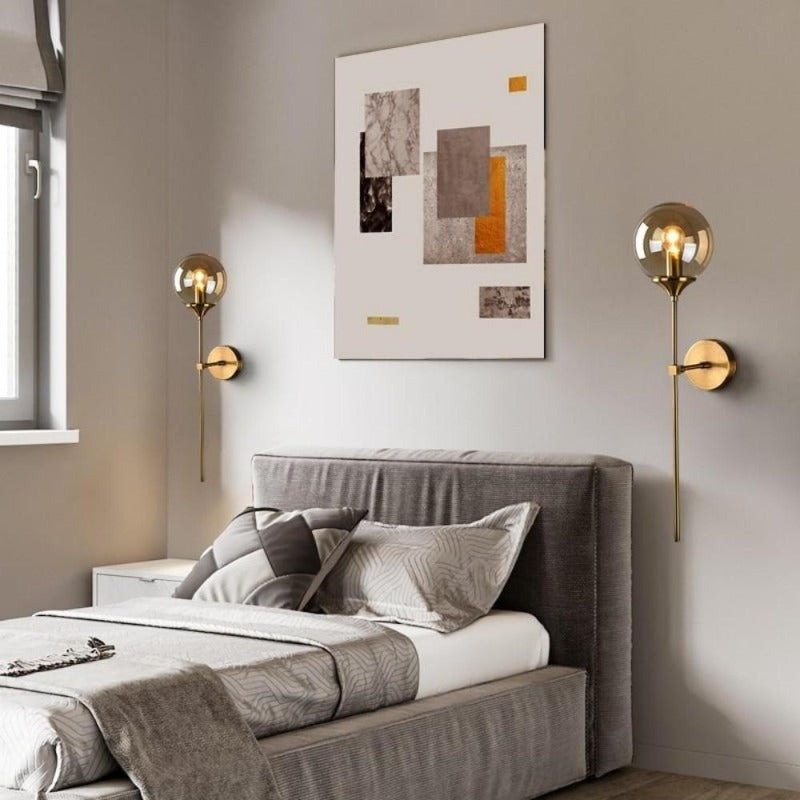 Applique murale design dorée | Ortta