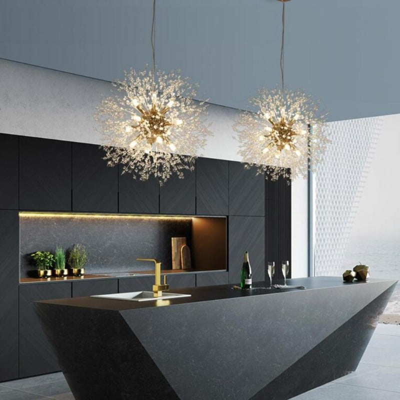 Suspension design dorée | Foglio