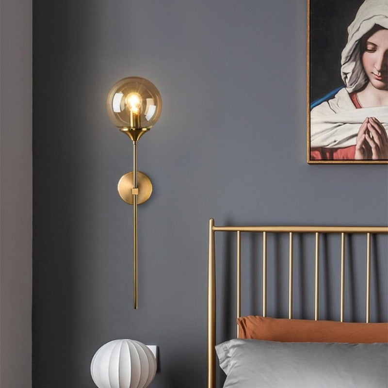 Applique murale design dorée | Ortta