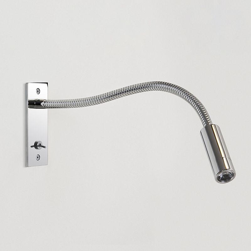 Applique liseuse avec spot orientable Lettura – Chromé