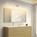 Applique linéaire LED or et noir Filo – blanc et or