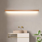 Applique miroir linéaire effet bois Legna – 1 lumière