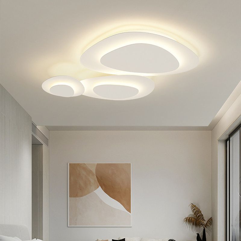 Plafonnier nuage LED blanc Nembo – Blanc