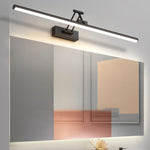 Applique murale linéaire orientable Orienta – noir, lumière froide