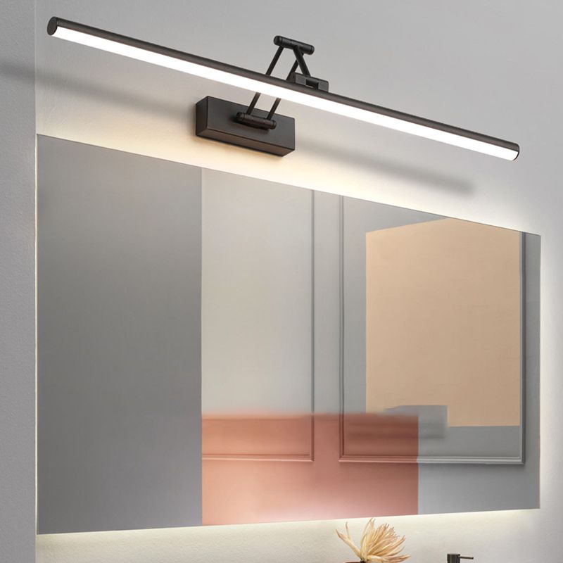 Applique murale linéaire orientable Orienta – noir, lumière froide