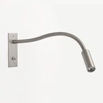 Applique liseuse avec spot orientable Lettura – Nickel