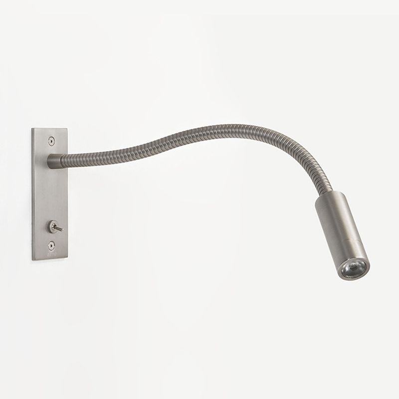 Applique liseuse avec spot orientable Lettura – Nickel