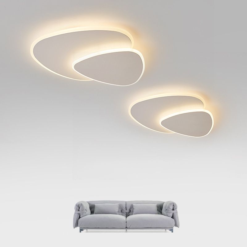 Plafonnier LED géométrique triangle Trigono – 50cm