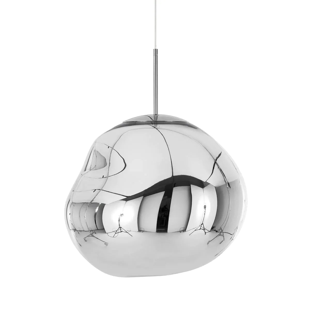 Suspension organique effet lave Lavica – Argent