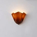 Applique murale coquillage en verre Conchiglia – Ambre
