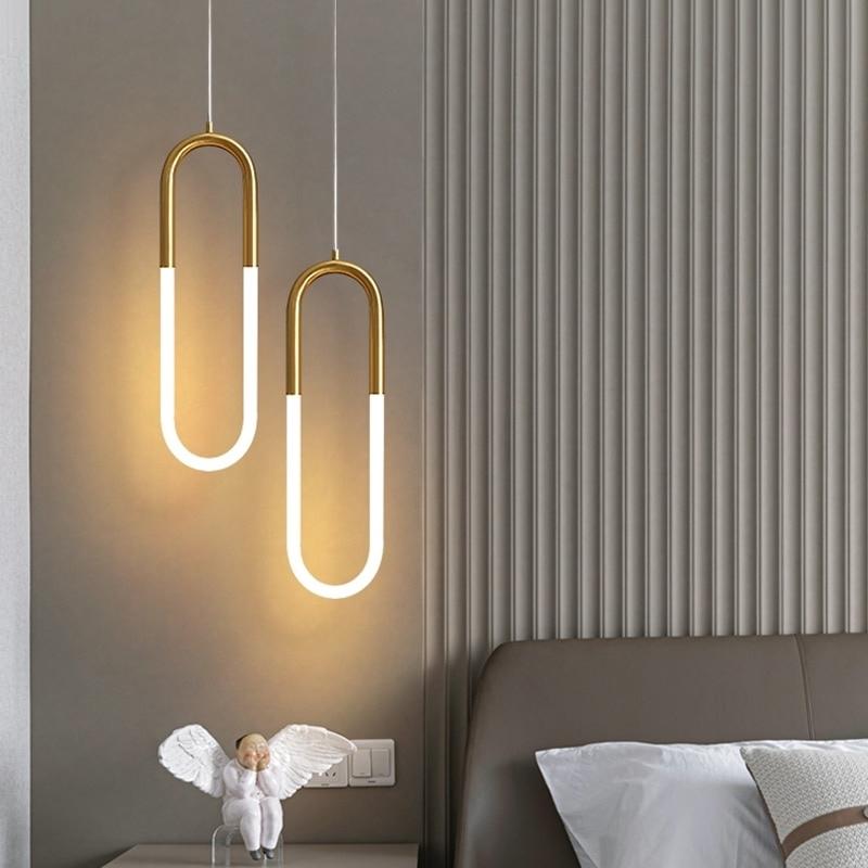 Suspension vintage dorée | Filare