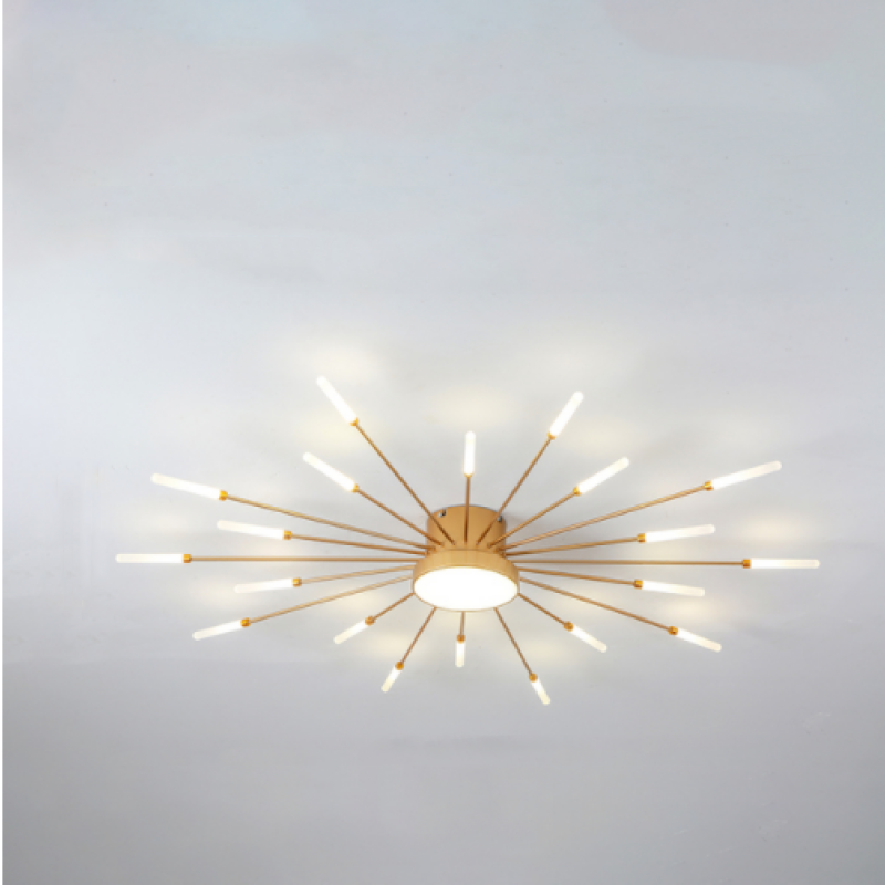 Plafonnier LED feu d'artifice Scintilla – Or