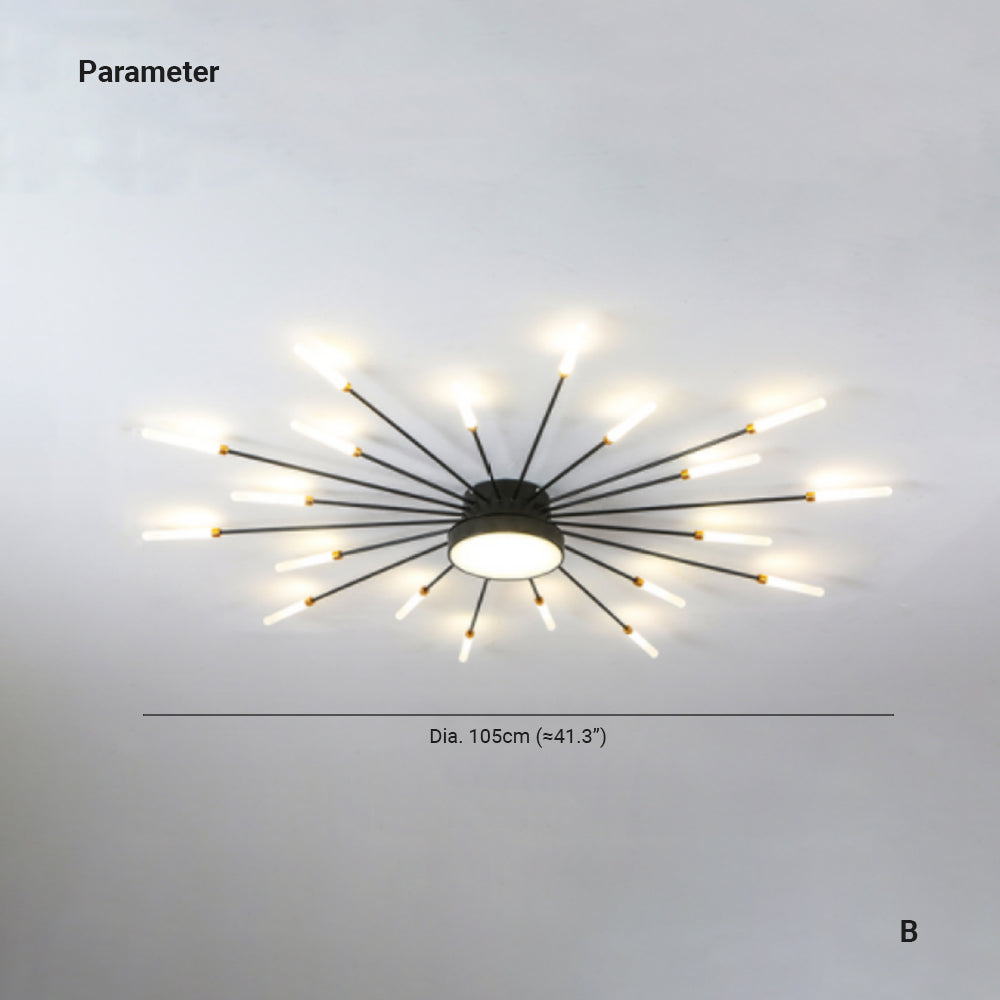 Plafonnier LED feu d'artifice | Scintilla