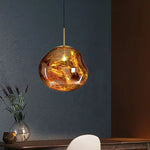 Suspension organique effet lave Lavica – Or
