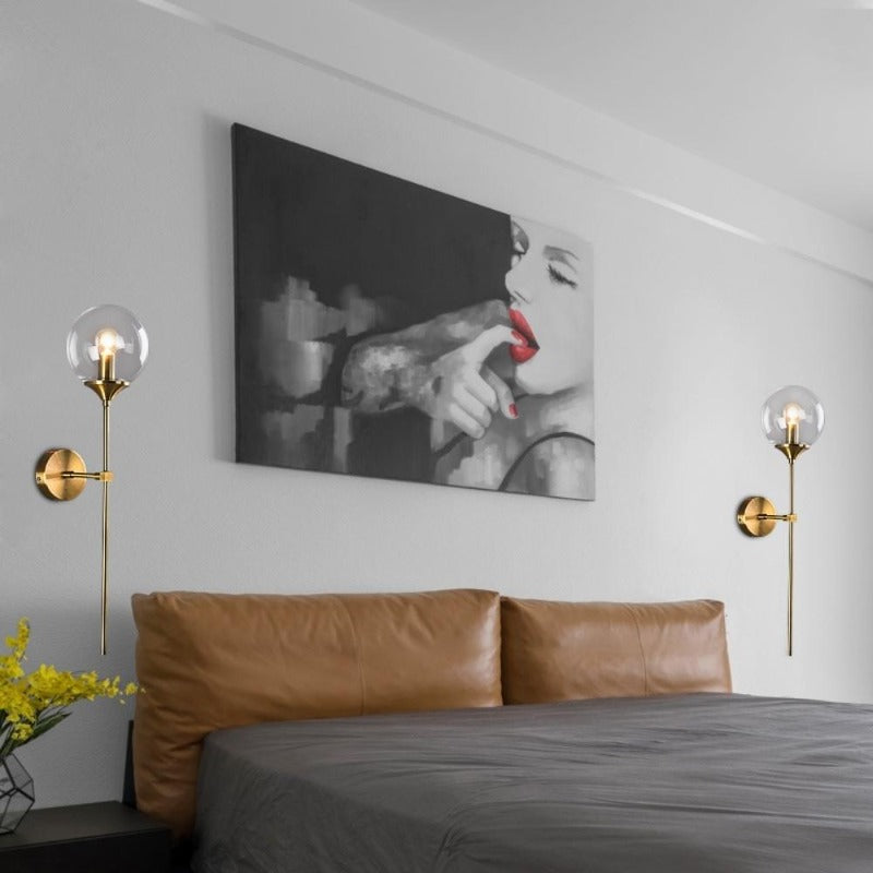 Applique murale design dorée | Ortta