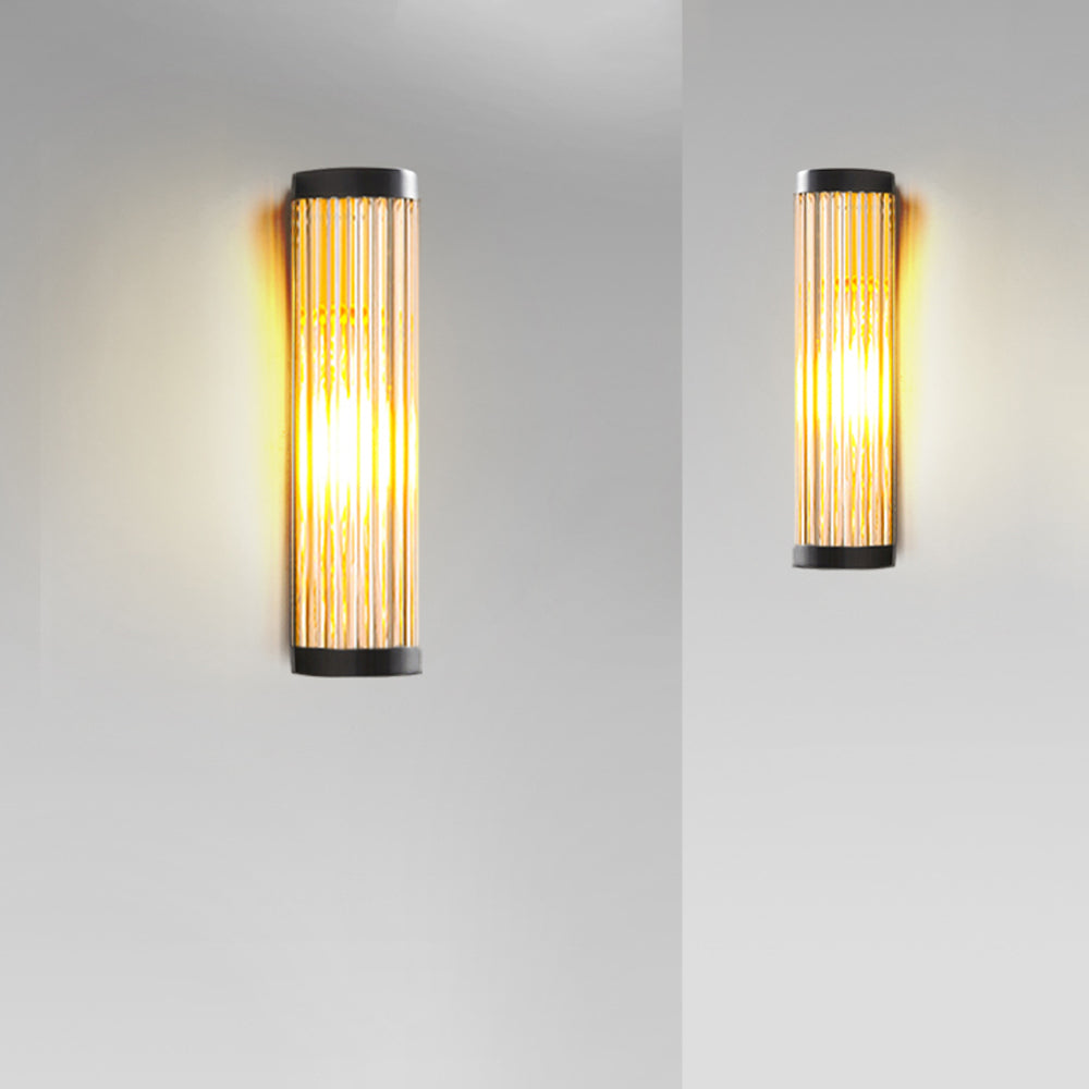 Applique extérieure IP65 métal & verre Portico