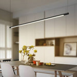 Suspension linéaire noire LED Asta