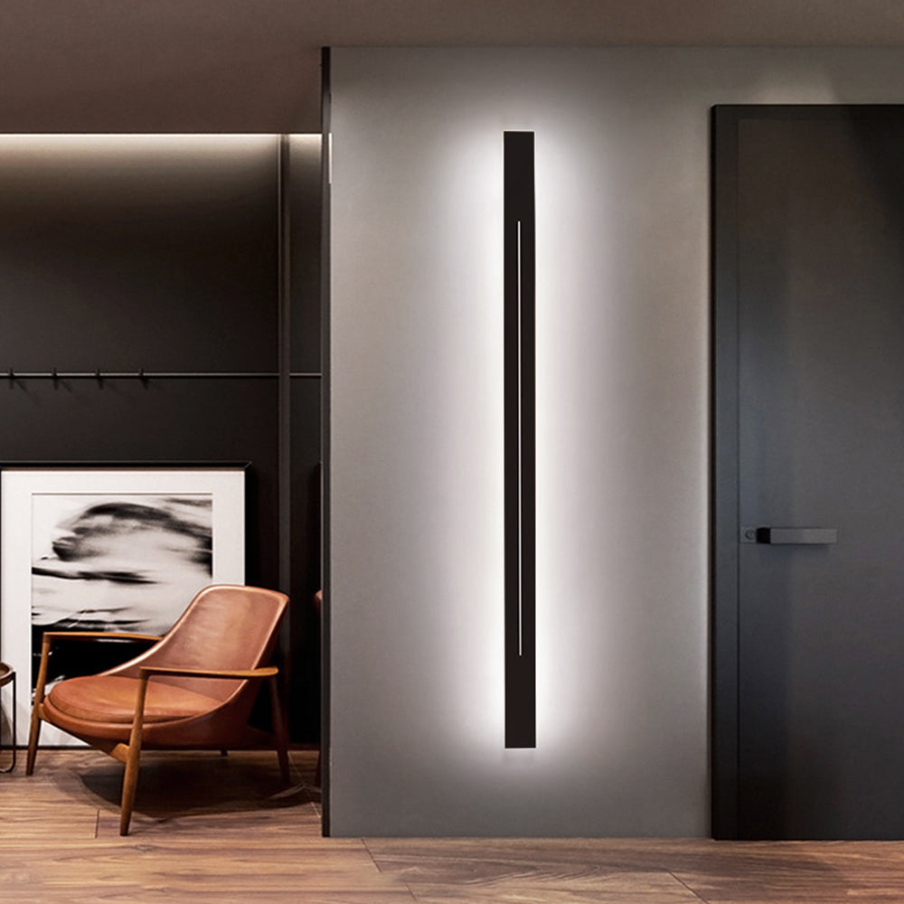 Applique murale linéaire LED Riga – Noir