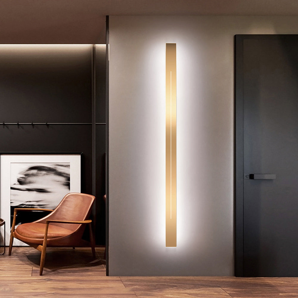 Applique murale linéaire LED Riga – Or