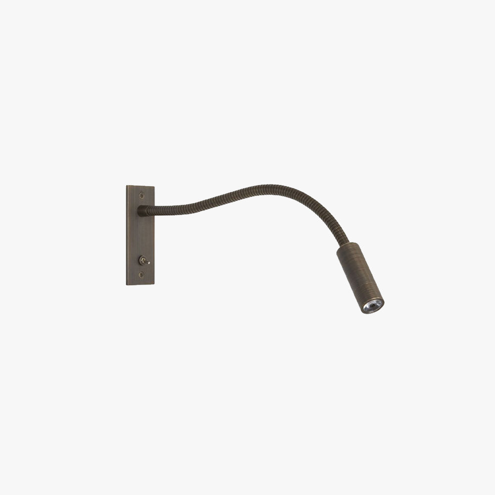 Applique liseuse avec spot orientable Lettura – Bronze