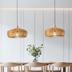 Suspension effet bois japandi Quieta – Bois