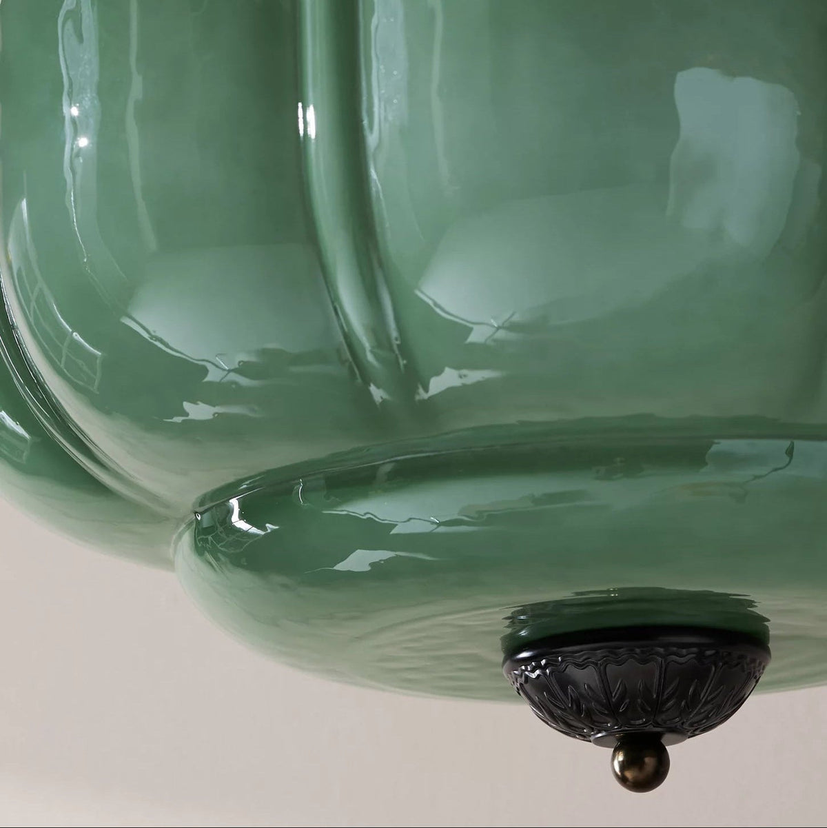 Plafonnier semi-encastré en verre | Smeralda