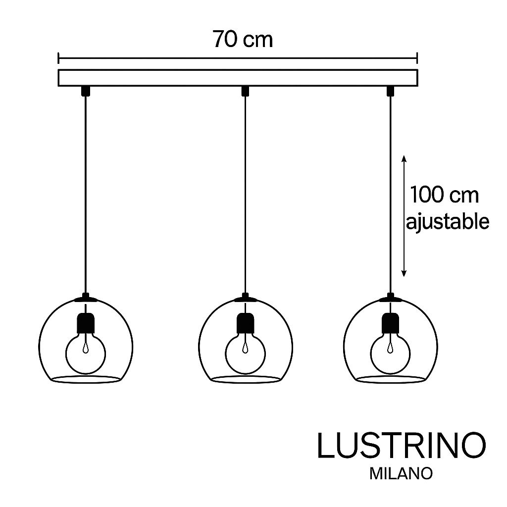 Lustre vintage noir | Filnero
