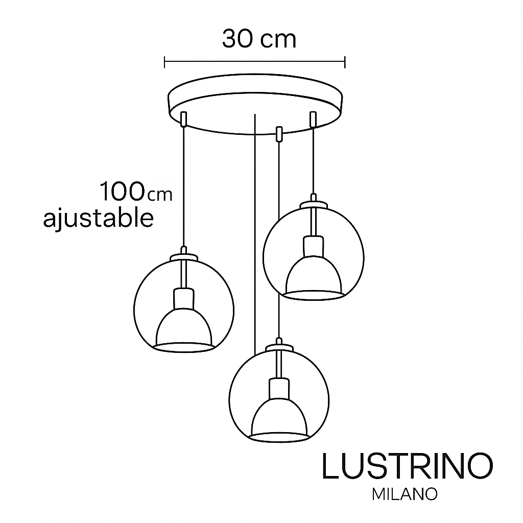 Lustre vintage noir | Filnero