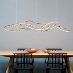 Lustre moderne doré | Lussano