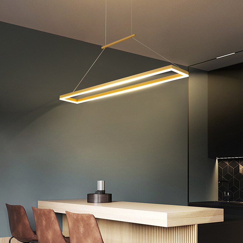 Lustre moderne doré | Centro