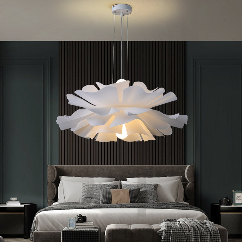 Lustre moderne blanc | Petalo