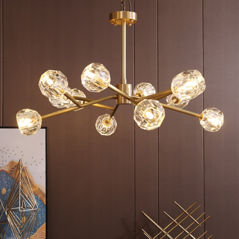 Lustre design doré | Orano