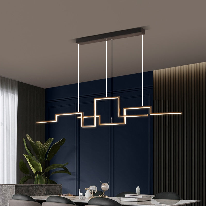 Lustre moderne noir | Ledado