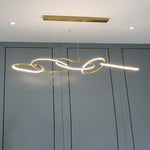 Lustre moderne doré | Lussano