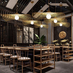 Suspension design dorée | Ovvio