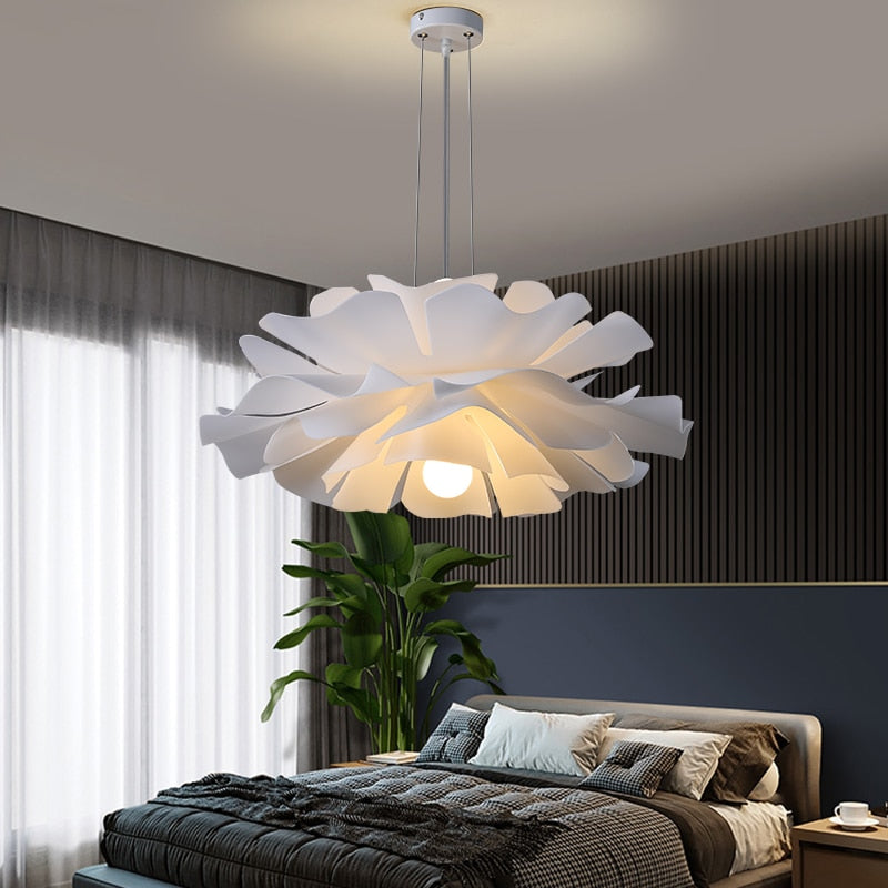 Lustre moderne blanc | Petalo
