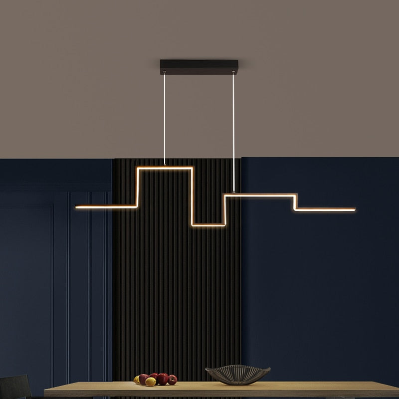 Lustre moderne noir | Ledado