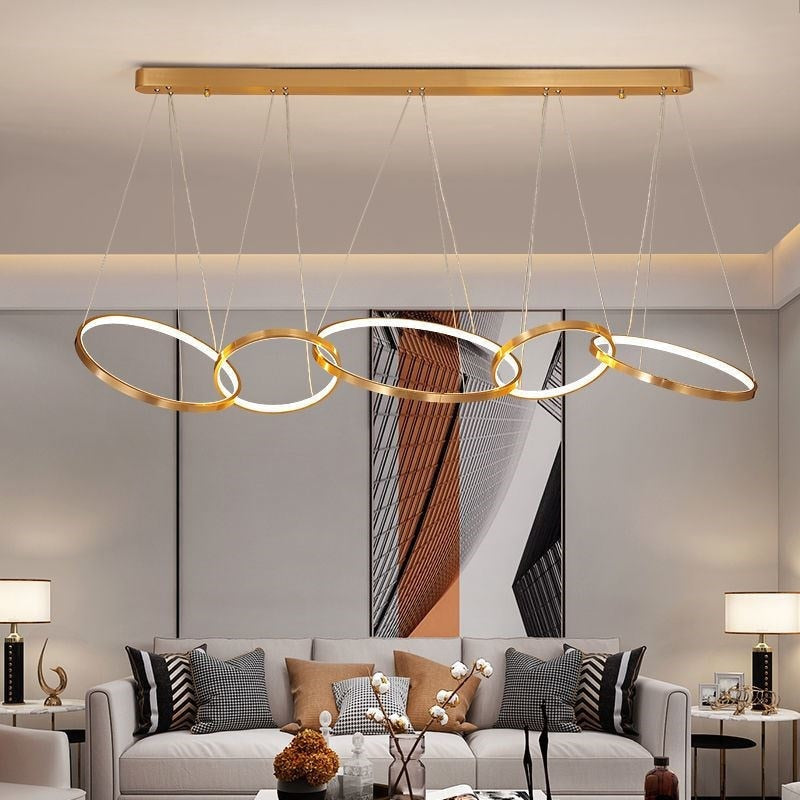 Lustre moderne doré | Italia