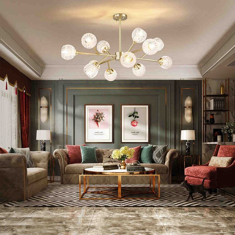 Lustre design doré | Orano