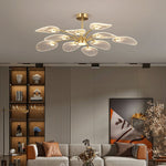 Lustre moderne doré | Nerlo
