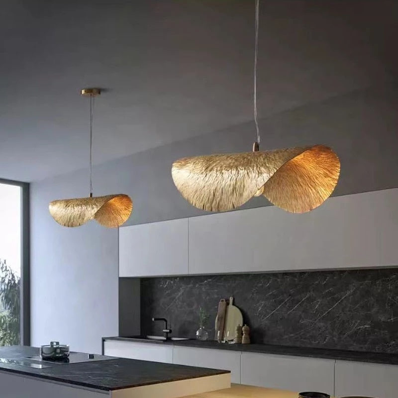 Suspension vintage dorée | Oro