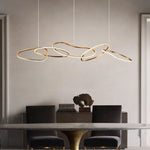 Lustre moderne doré | Lussano