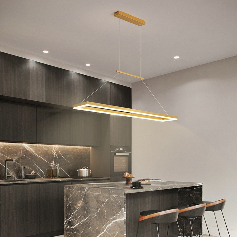 Lustre moderne doré | Centro