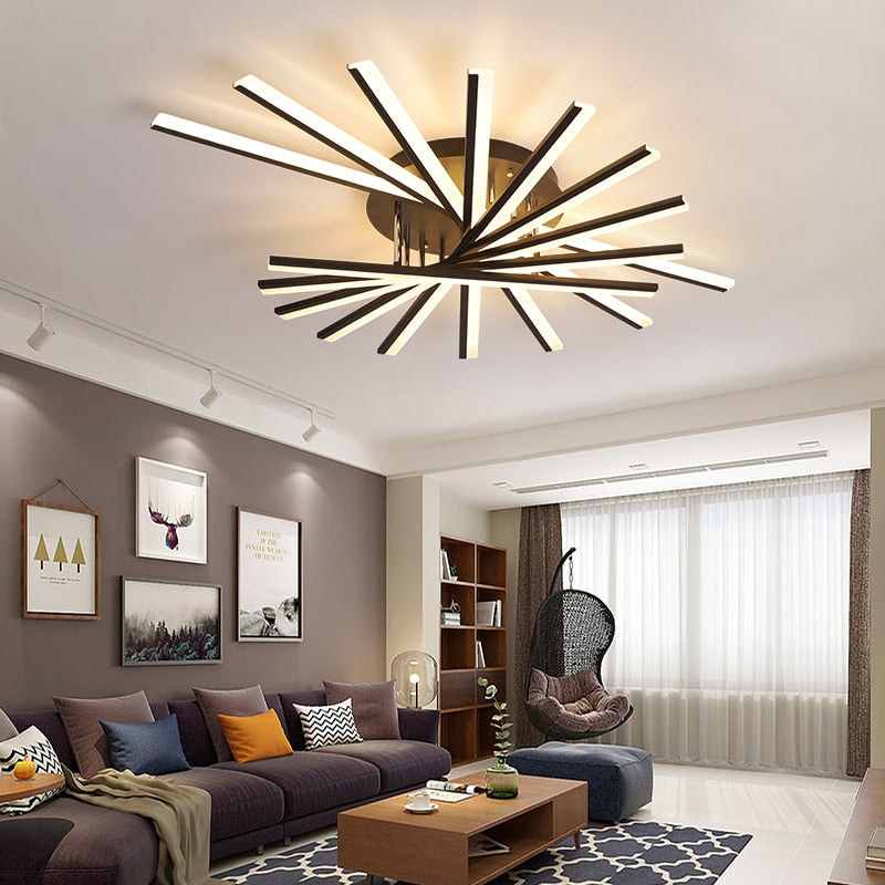 Plafonnier design noir | Metacio