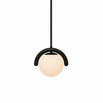 Lustre linéaire Art nouveau Arcata – 1 lampe, noir
