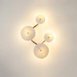Applique murale pétales en verre Petalina – 4 têtes, L 35cm x H 45cm