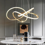 Lustre moderne doré | Nista