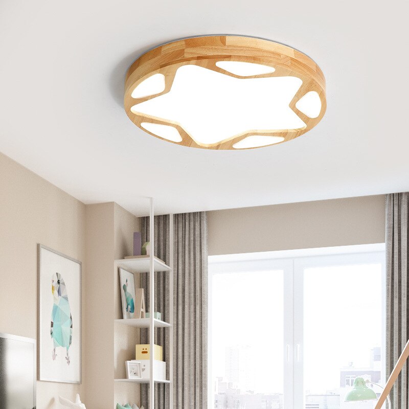 Plafonnier vintage bois | Finio